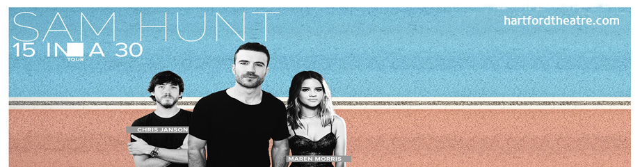 Sam Hunt, Maren Morris & Chris Janson at Xfinity Theatre