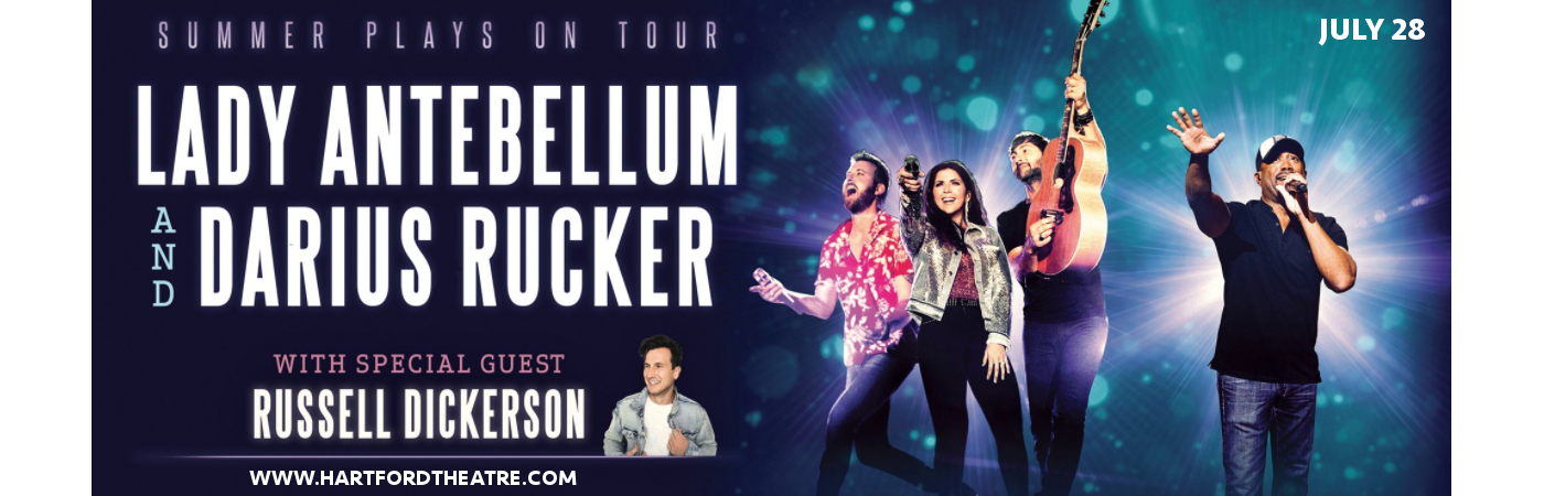 Lady Antebellum, Darius Rucker & Russell Dickerson at Xfinity Theatre