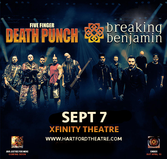 Five Finger Death Punch & Breaking Benjamin at Xfinity Theatre