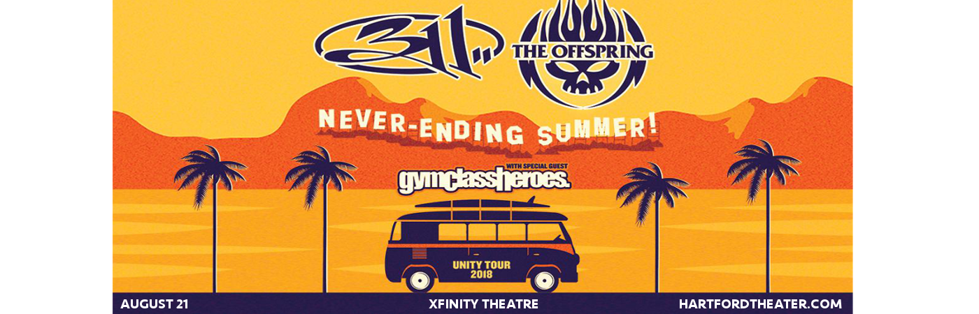 311 & The Offspring at Xfinity Theatre tickets 311 & The Offspring at Xfinity Theatre