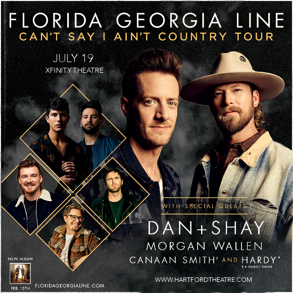 Florida Georgia Line, Dan and Shay & Morgan Wallen at Xfinity Theatre