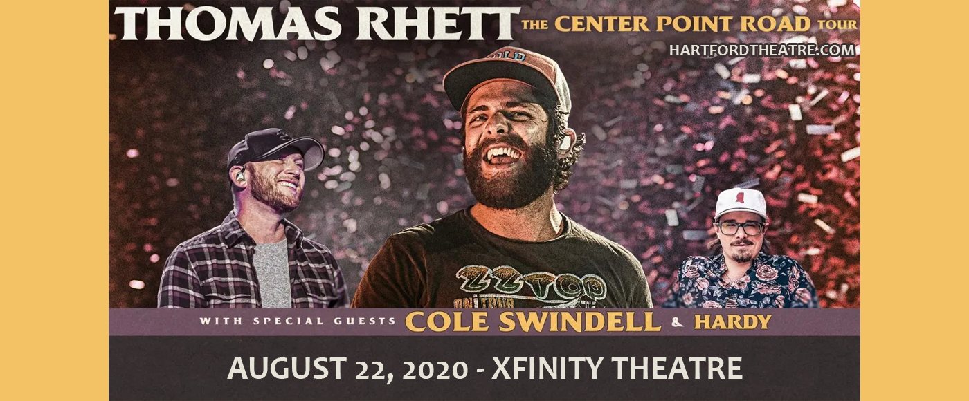 Thomas Rhett & Cole Swindell at Xfinity Theatre tickets Thomas Rhett & Cole Swindell at Xfinity Theatre