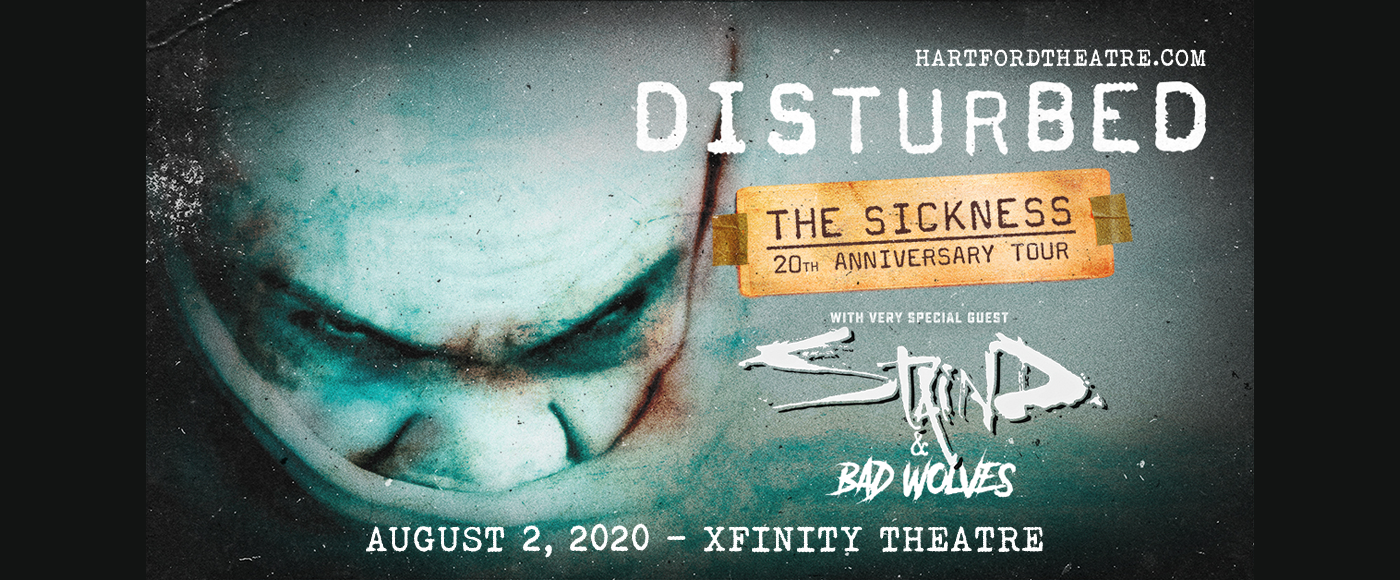 Disturbed, Staind & Bad Wolves at Xfinity Theatre tickets Disturbed, Staind & Bad Wolves at Xfinity Theatre