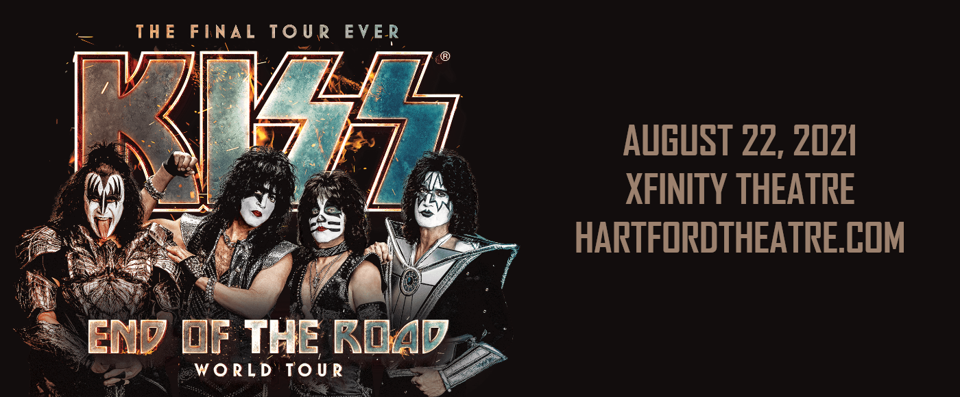 Kiss Tickets 22nd August XFINITY Theatre in Hartford, Connecticut