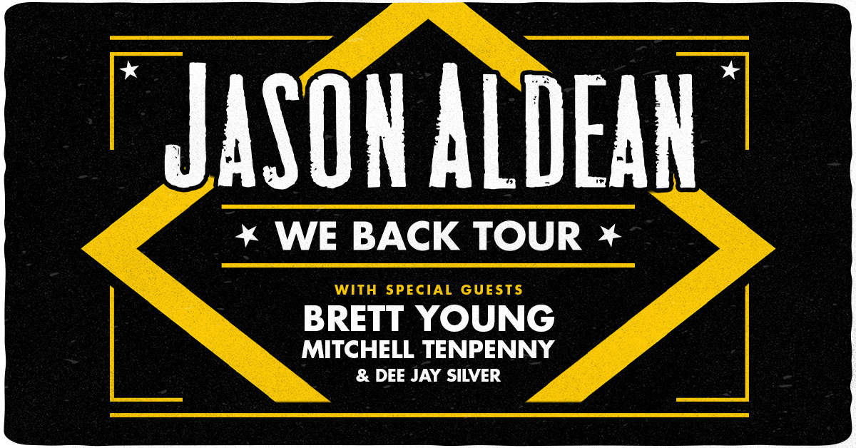 Jason Aldean, Brett Young, Mitchell Tenpenny & Dee Jay Silver at Xfinity Theatre