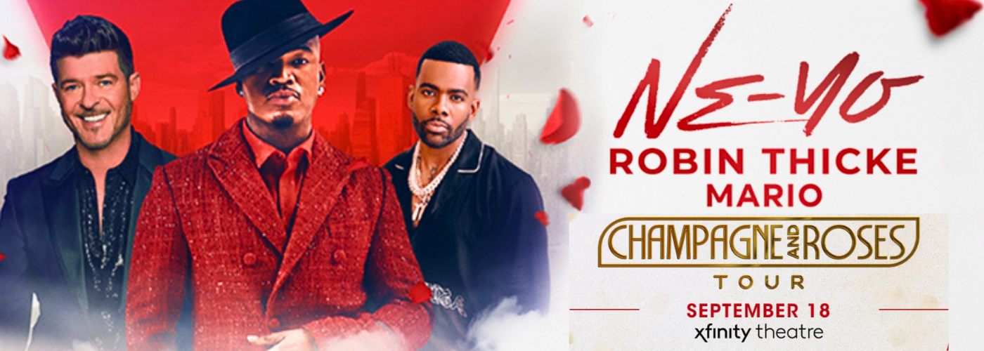 Ne-Yo, Robin Thicke & Mario at Xfinity Theatre